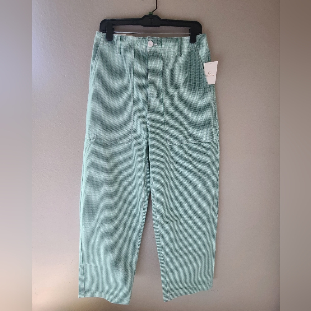 Brixton Vancouver utility pant. Leprechaun super high waisted straight leg. - Picture 4 of 14